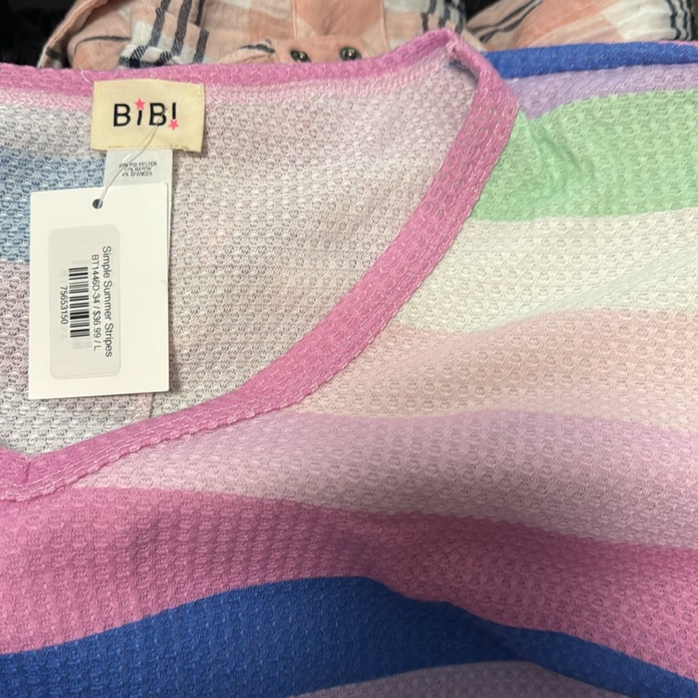 Simple Summer Stripes Top - Picture 3 of 5